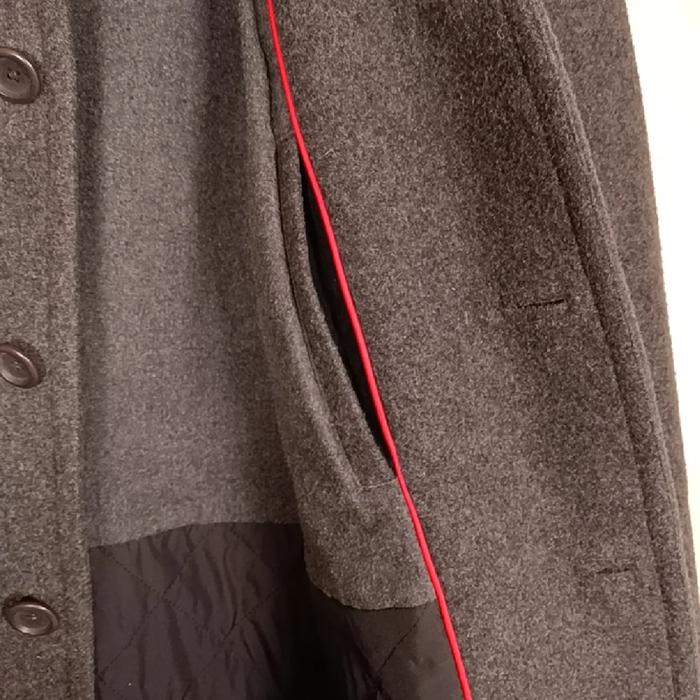 J.Crew Men's Thinsulate Wool Overcoat Heather Gray